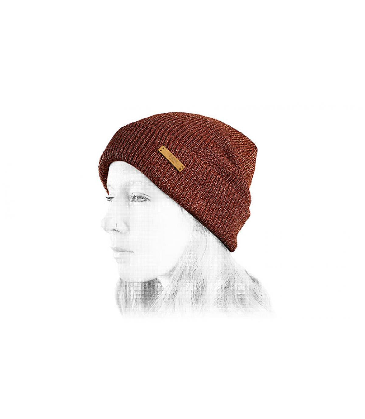 Barts gorro puño marrón Barts